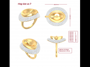 cocktail ring for ladies 3D Модель