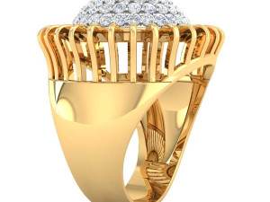 cocktail ring for ladies 3D Model