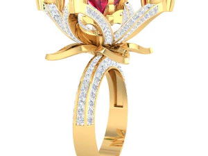cocktail ring for ladies 3D Model