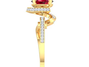 cocktail ring for ladies 3D Model