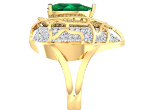 cocktail ring for ladies 3D Model