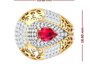 cocktail ring for ladies Modèle 3D