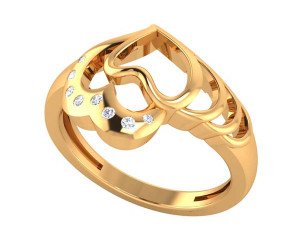 cocktail ring for ladies 3Dモデル