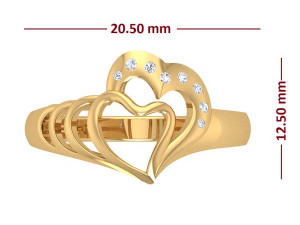 cocktail ring for ladies Modelo 3D