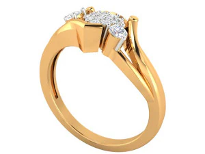 anel de coquetel para mulheres Modelo 3D