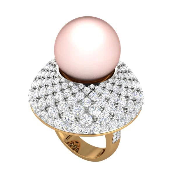 cocktail ring for ladies 3D Model .c4d .max .obj .3ds .fbx .stl .blend 