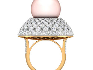 cocktail ring for ladies Model 3D