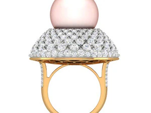 cocktail ring for ladies 3D Model