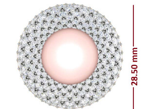cocktail ring for ladies Model 3D