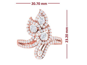 cocktail ring for ladies 3D Model