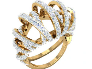 коктейльное кольцо для дам 3D Модель