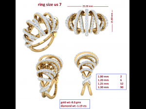 cocktail ring for ladies 3D Model