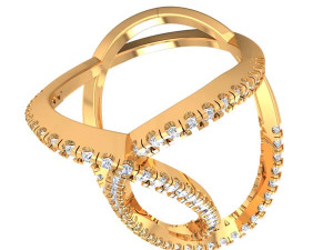 cocktail ring for ladies 3D मॉडल
