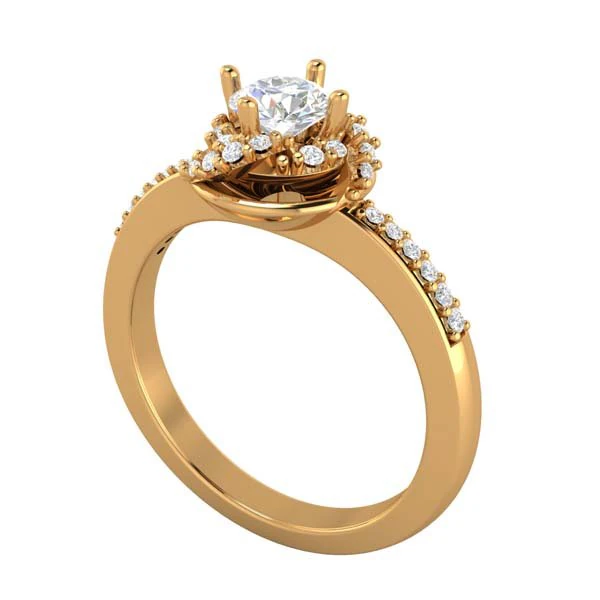 cocktail ring for ladies 3D Model .c4d .max .obj .3ds .fbx .stl .blend 