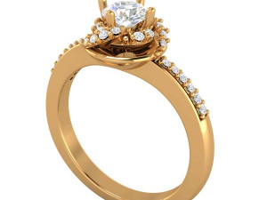 cocktail ring for ladies 3D Model