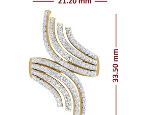 cocktail ring for ladies 3D Model