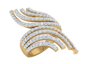 cocktail ring for ladies 3D Model