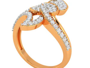 cocktail ring for ladies 3D Model