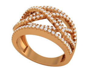 cocktail ring for ladies 3D 모델