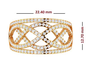 cocktail ring for ladies 3D Model