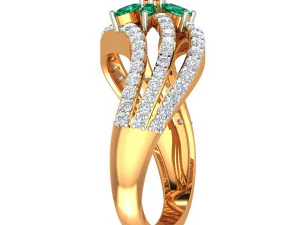 cocktail ring for ladies 3D Model
