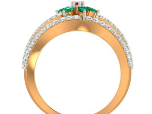 cocktail ring for ladies 3D Model