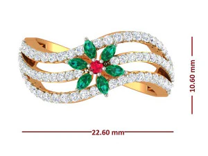 cocktail ring for ladies 3D Model