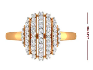 cocktail ring for ladies 3D Model