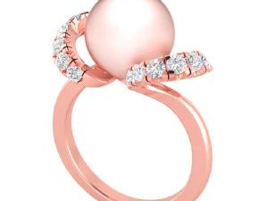 cocktail ring for ladies 3D Model