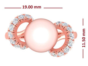 cocktail ring for ladies 3D Model