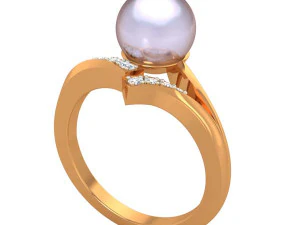 महिलाओं के लिए कॉकटेल अंगूठी 3D मॉडल