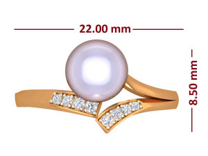 cocktail ring for ladies 3D 모델