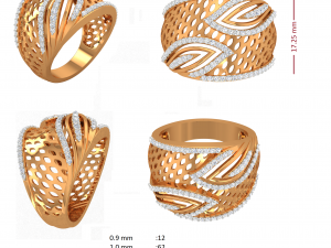 cocktail ring for ladies Modèle 3D