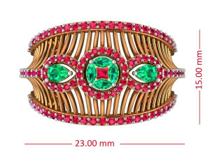 cocktail ring for ladies 3D Модель