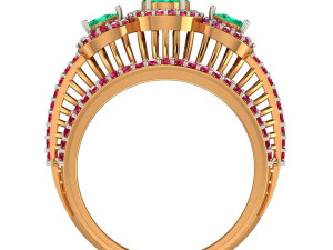 cocktail ring for ladies 3D Модель