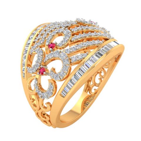 cocktail ring for ladies Modelo 3D .c4d .max .obj .3ds .fbx .stl .blend