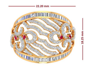 cocktail ring for ladies Modelo 3D