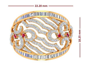 cocktail ring for ladies 3D Model
