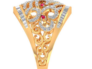 cocktail ring for ladies Modelo 3D