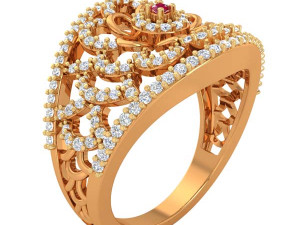 cocktail ring for ladies Modèle 3D