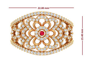 cocktail ring for ladies Modelo 3D