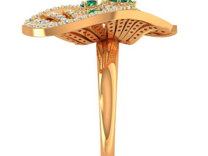cocktail ring for ladies 3D 모델