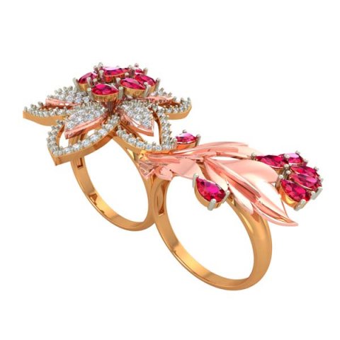 cocktail ring for ladies Modelo 3D .c4d .max .obj .3ds .fbx .stl .blend 
