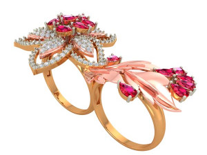 cocktail ring for ladies Modelo 3D