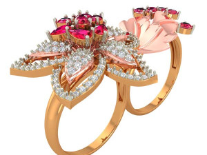 cocktail ring for ladies Modelo 3D