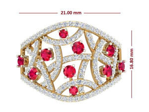 cocktail ring for ladies Modelo 3D
