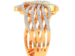 cocktail ring for ladies Model do druku 3D