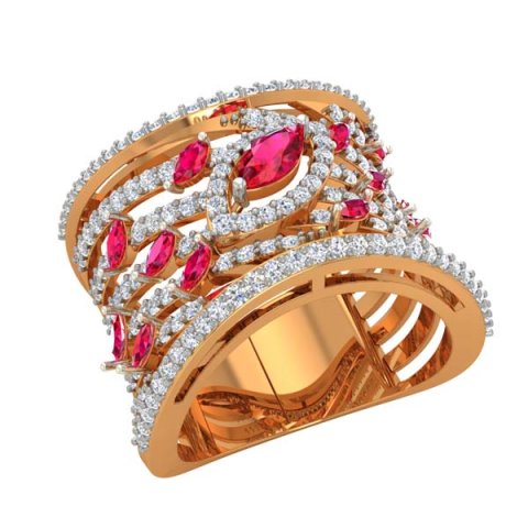 cocktail ring for ladies 3D-printmodel .c4d .max .obj .3ds .fbx .stl .blend 