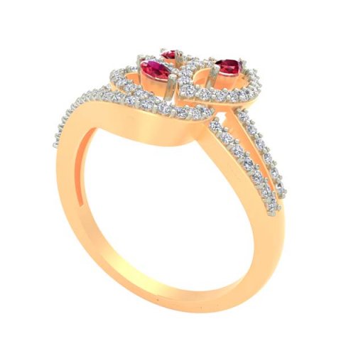cocktail ring for ladies 3D 프린트 모델 .c4d .max .obj .3ds .fbx .stl .blend 