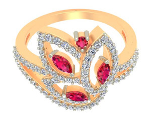 cocktail ring for ladies 3D 프린트 모델